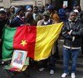 MANIFESTATION DES CAMEROUNAIS DE LA DIASPORA DE BELGIQUE DEVANT L’AMBASSADE DE FRANCE EN BELGIQUE