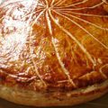 La galette des rois aux poires et à la crème de marron