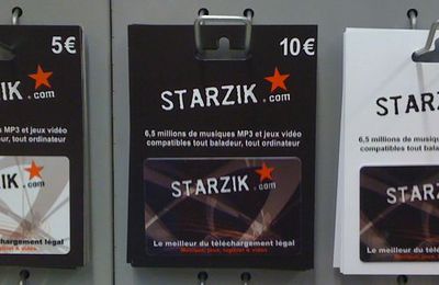 Nouvelles cartes cadeaux STARZIK