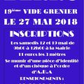 27 MAI 2018 VIDE-GRENIER