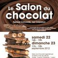 SALON DU CHOCOLAT à VILLENEUVE d'ASCQ 22 et 23 Septembre 2012