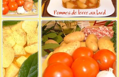 Pommes de terre au lard ... Cuisine d'autrefois ...