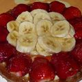 tarte aux fraise banane