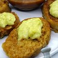Pain perdu à la soupe de poissons
