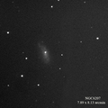 NGC6207 la galaxie à l'étoile