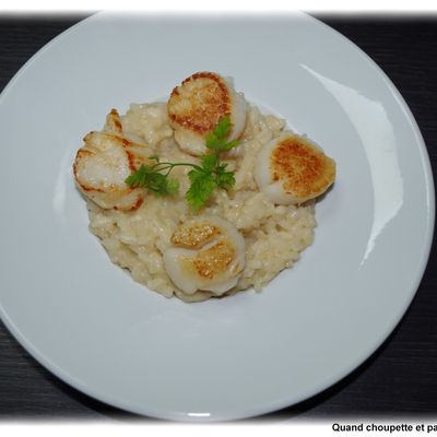 RISOTTO AUX NOIX DE SAINT-JACQUES