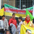 Bruxelles,manifestation des Kurdes