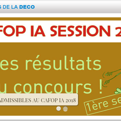 MENETFP/DECO/DELC/CAFOP IA SESSION 2018/ 1ère SESSION ADMISSIBILITÉ LES RÉSULTATS DU CONCOURS ENTRÉE 04/07/2018