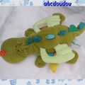 Doudou Peluche Dragon Walter Vert Eveil Activités Etoile Miroir Hochet Lilliputiens