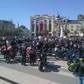 Manifestation motards Pau - Les motards en colère Place Clémenceau