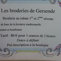 LES BRODERIES DE GERSENDE