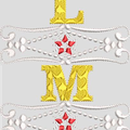 Monogrammes barrette*