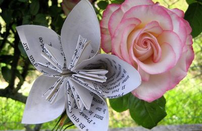Des fleurs de papiers