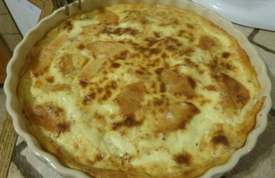 CLAFOUTIS AU POMME MIEL CANNELLE