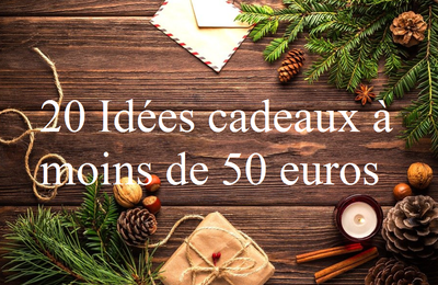 20 idées de cadeaux de Noel Haut de gamme à moins de 50 euros