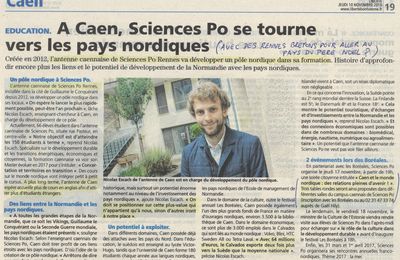 Promotion de la culture scandinave: CAEN vise le NORD... avec les rennes du Père Noël le 17 novembre 2016