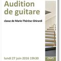 AUDITION DE GUITARE