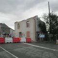 Destruction de la gare de Servon sur Vilaine (Ille et Vilaine).