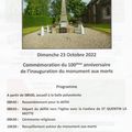 BAROMESNIL 100ème Anniversaire du Monument aux Morts