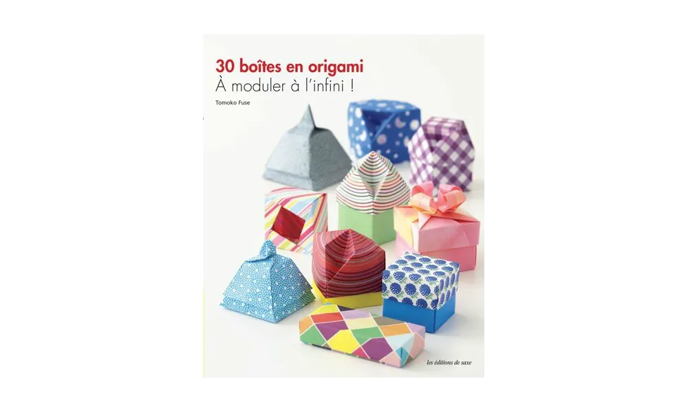 Un livre à acheter de toute urgence : Boite en origami de Tomoko Fuse