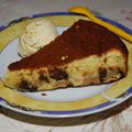 Gâteau aux poires et aux pépites de chocolat au lait concentré sucré