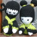 Monsieur Ninja et Madame Kokeshi