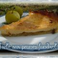 Tarte aux prunes fondantes