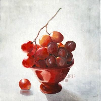 Voici le tableau en question. Raisin rouge. Je