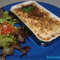 Crumble de potiron et patate douce au cumin