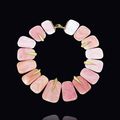 A contemporary pink opal necklace by Tito Pedrini