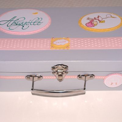 Idée cadeau de naissance : malette personnalisée