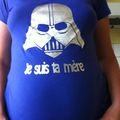 Dark Vador ... t-shirt pour femme enceinte !