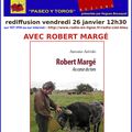 ROBERT MARGÉ SUR PASEO Y TOROS 107.1