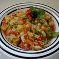 Boulghour aux légumes flashy/Bulgur with flashy vegetables