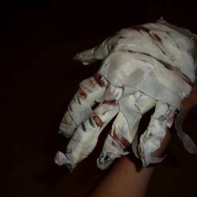 main de momie! halloween 2017