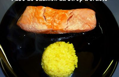 Pavé de saumon au sirop d'érable