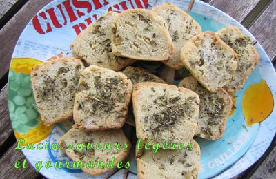 sablés du sud aux olives, au parmesan et à la farine de pois chiche