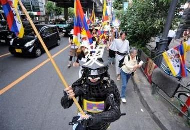 JO 2008: Protestations "Free Tibet"