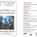 programme des fêtes de l'été