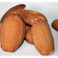 Madeleines à la vanille