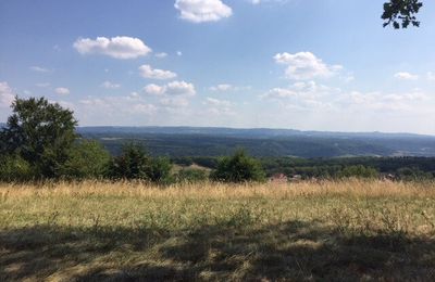 Nous sommes allés en balade au Point de vue de la Vierge de Malbrans