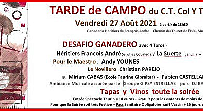 ganadería François André «TARDE de CAMPO» 