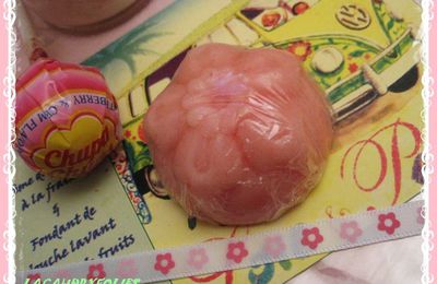 Fondant de douche a la fraise (swap Summer of love)