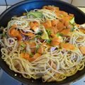 WOK DE SPAGHETTIS AUX LÉGUMES