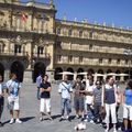 Sur la Plaza Mayor de Salamanca