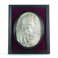 Louis XIV et Marie-Thérèse d’Autriche. Deux médaillons formant pendant. Attribué à Antoine Coysevox (1640-1710). 