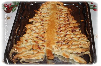 Sapin feuilleté toastinettes jambon