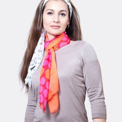 Le foulard à pois pour un été à croquer !