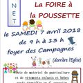 PINET : FOIRE A LA POUSSETTE 07.04.2018