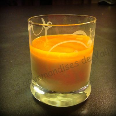 panna cotta coulis de mangue
